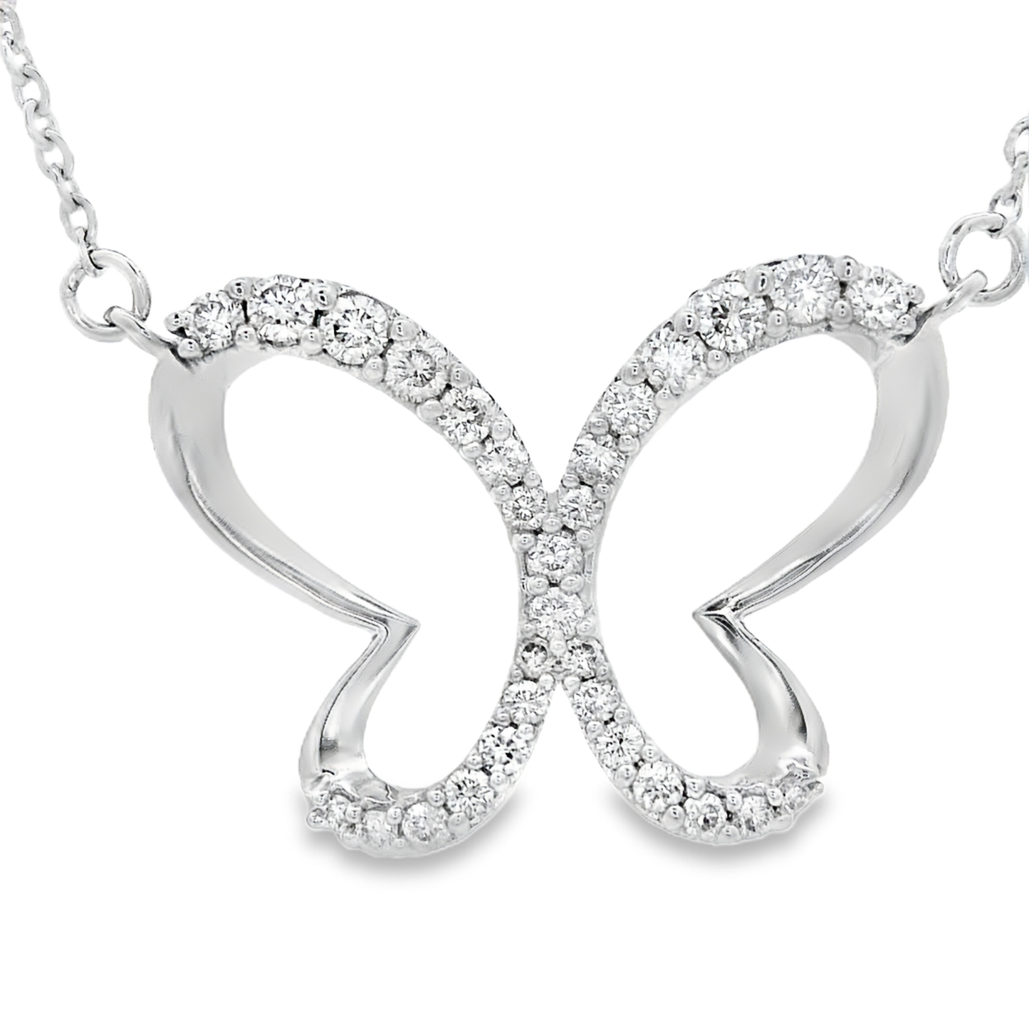 0.31ct Diamond Pendant in 14K White Gold