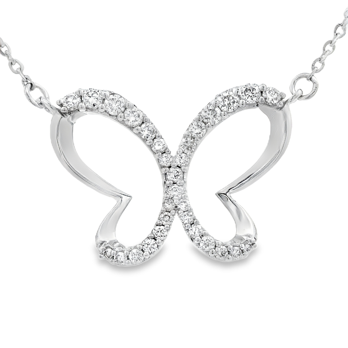 0.31ct Diamond Pendant in 14K White Gold