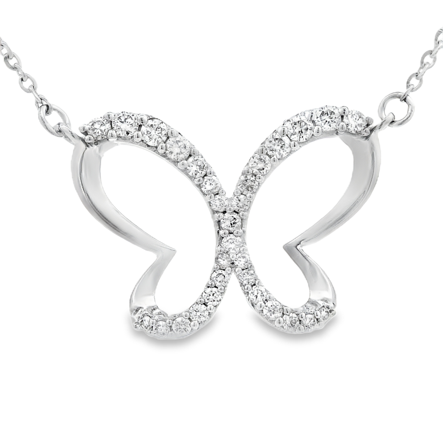 0.31ct Diamond Pendant in 14K White Gold