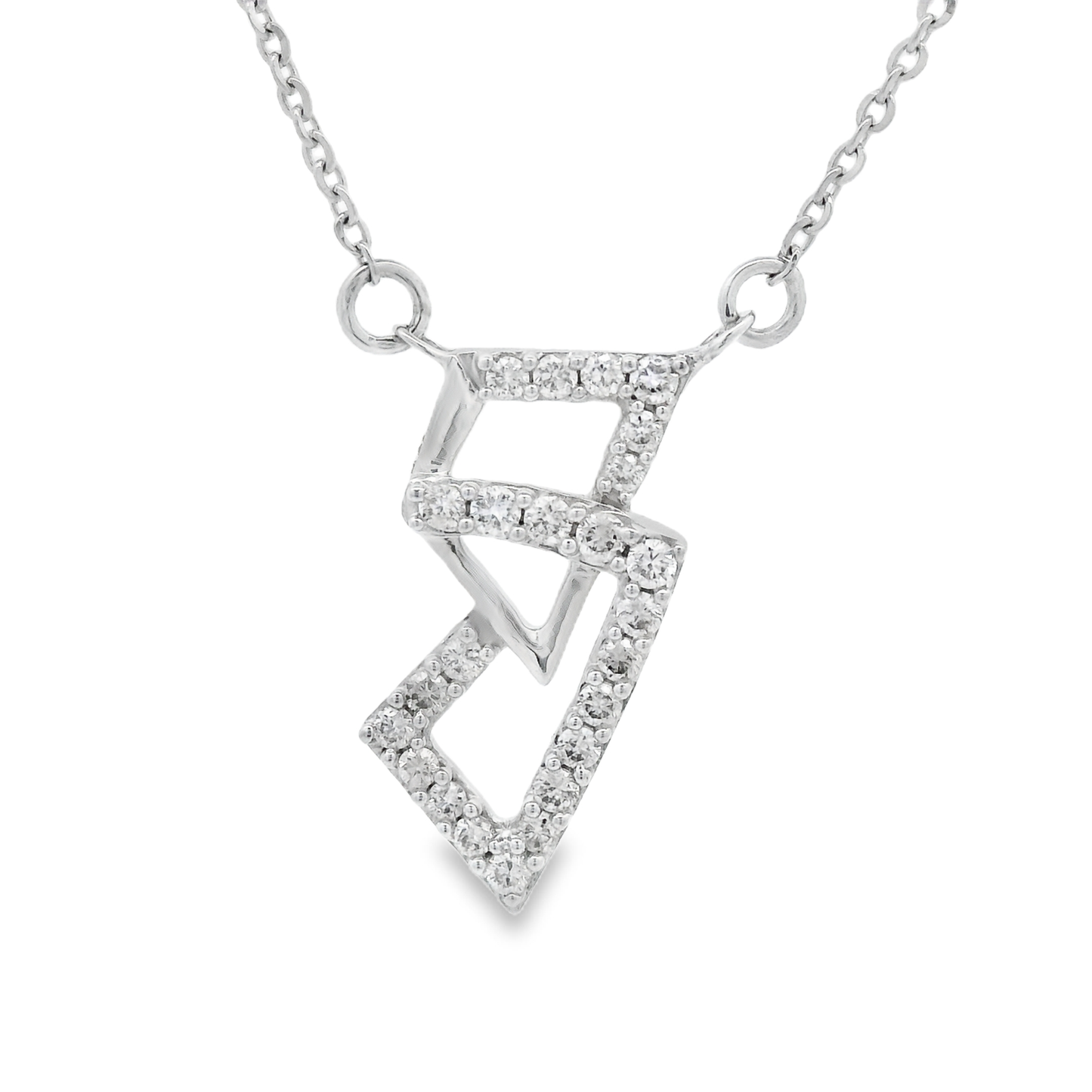 0.20ct Diamond Pendant in 14K White Gold