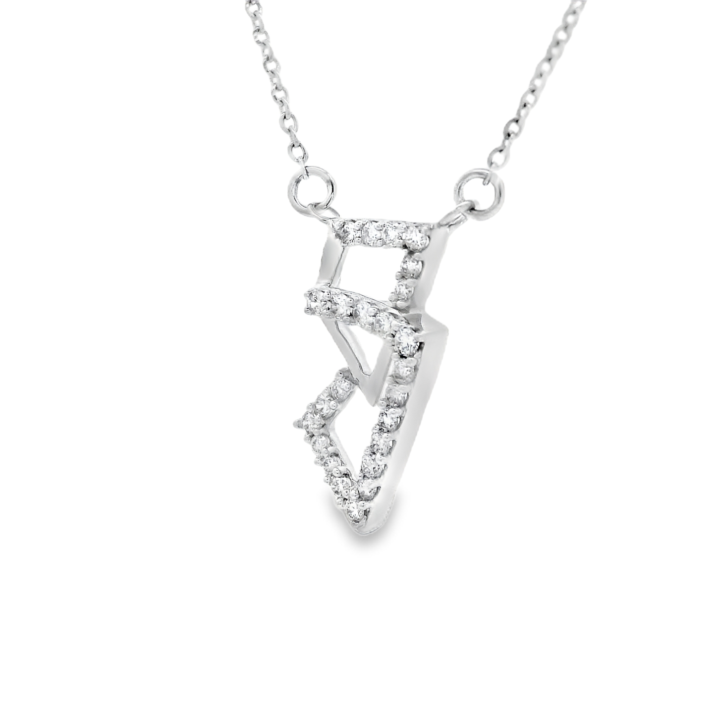 0.20ct Diamond Pendant in 14K White Gold
