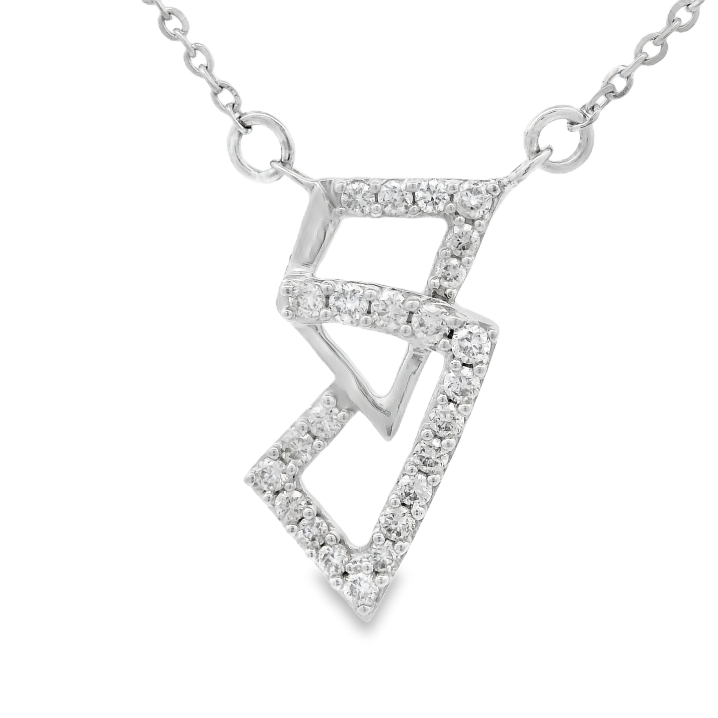 0.20ct Diamond Pendant in 14K White Gold