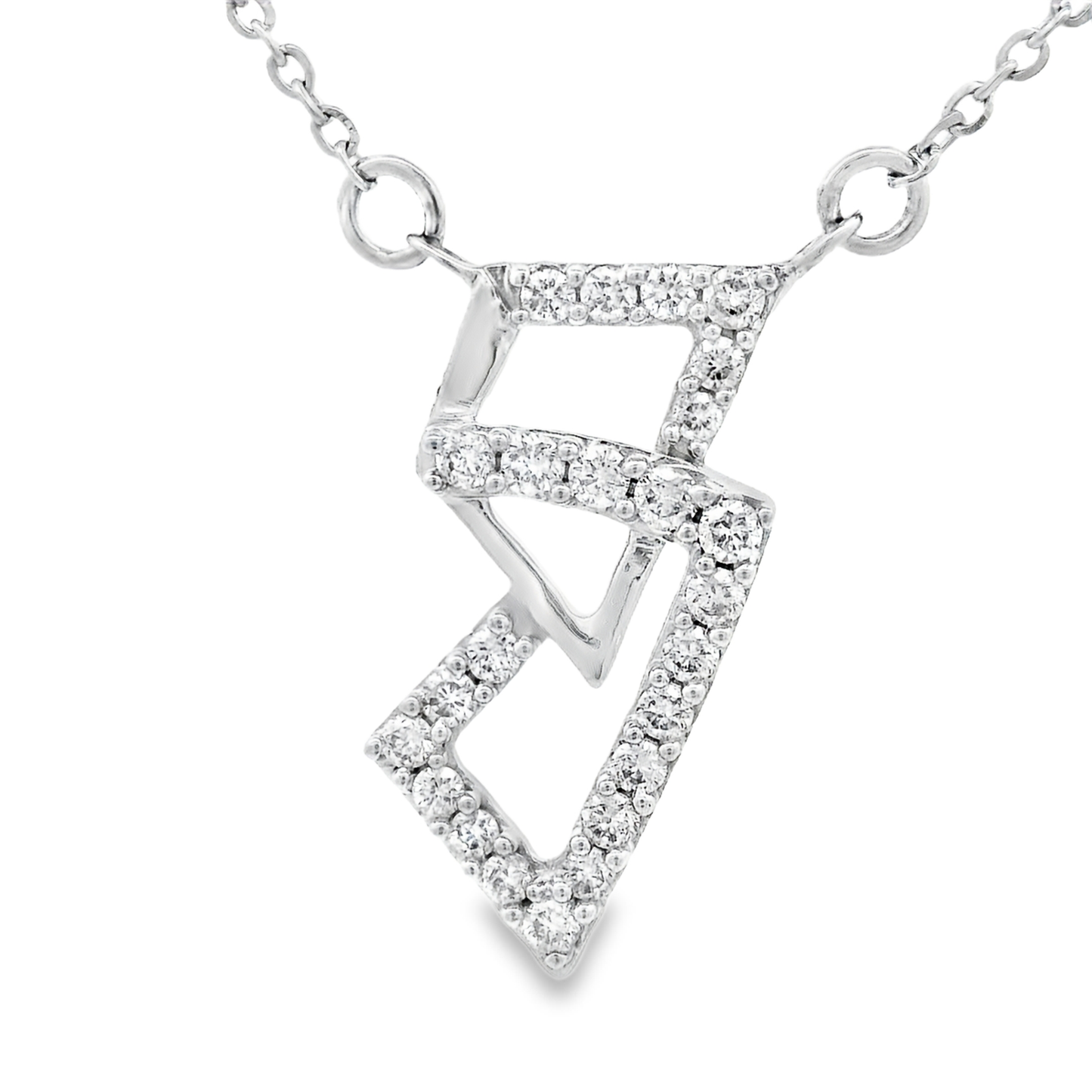 0.20ct Diamond Pendant in 14K White Gold
