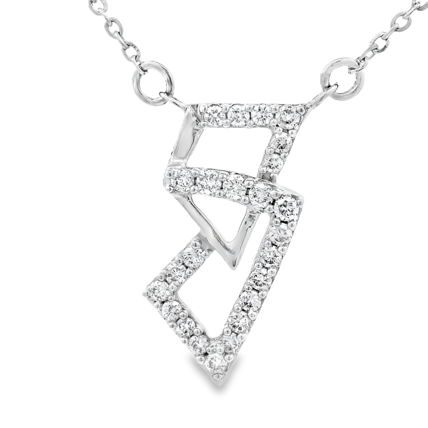 0.20ct Diamond Pendant in 14K White Gold