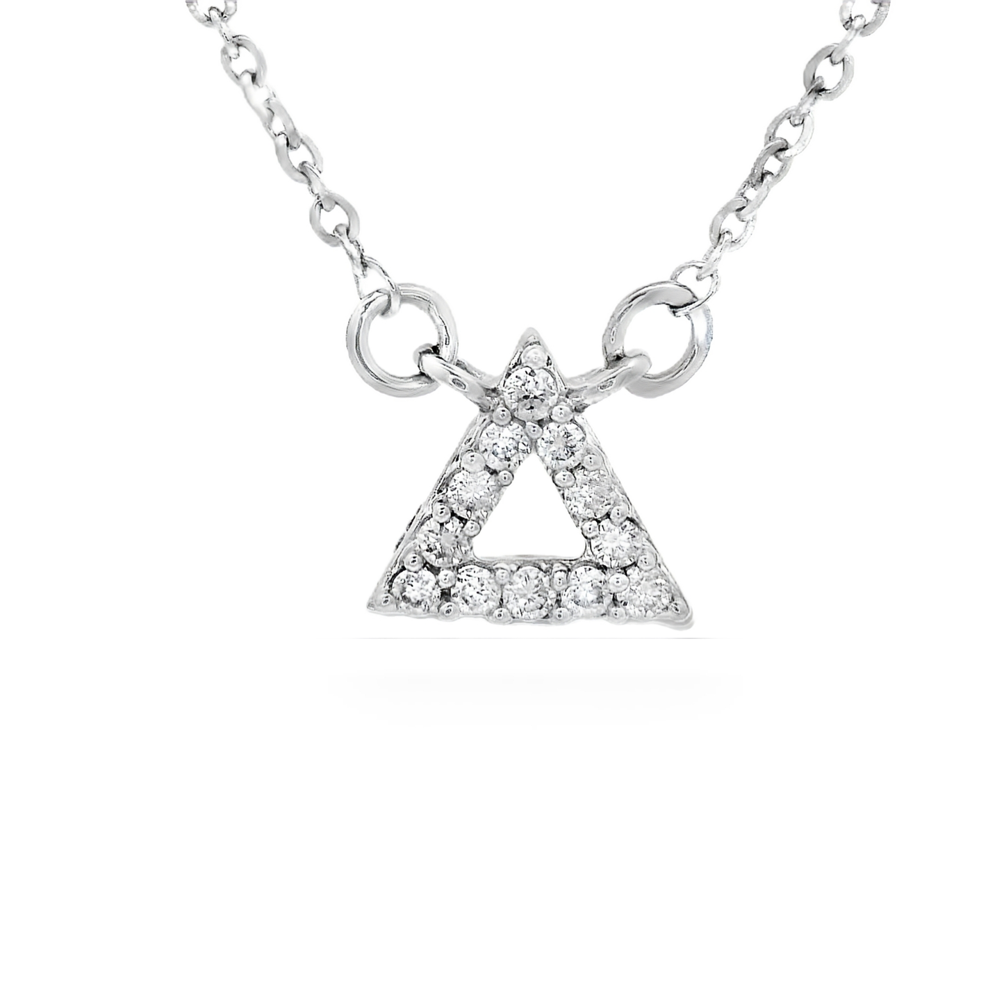 0.07ct Diamond Pendant in 14K White Gold