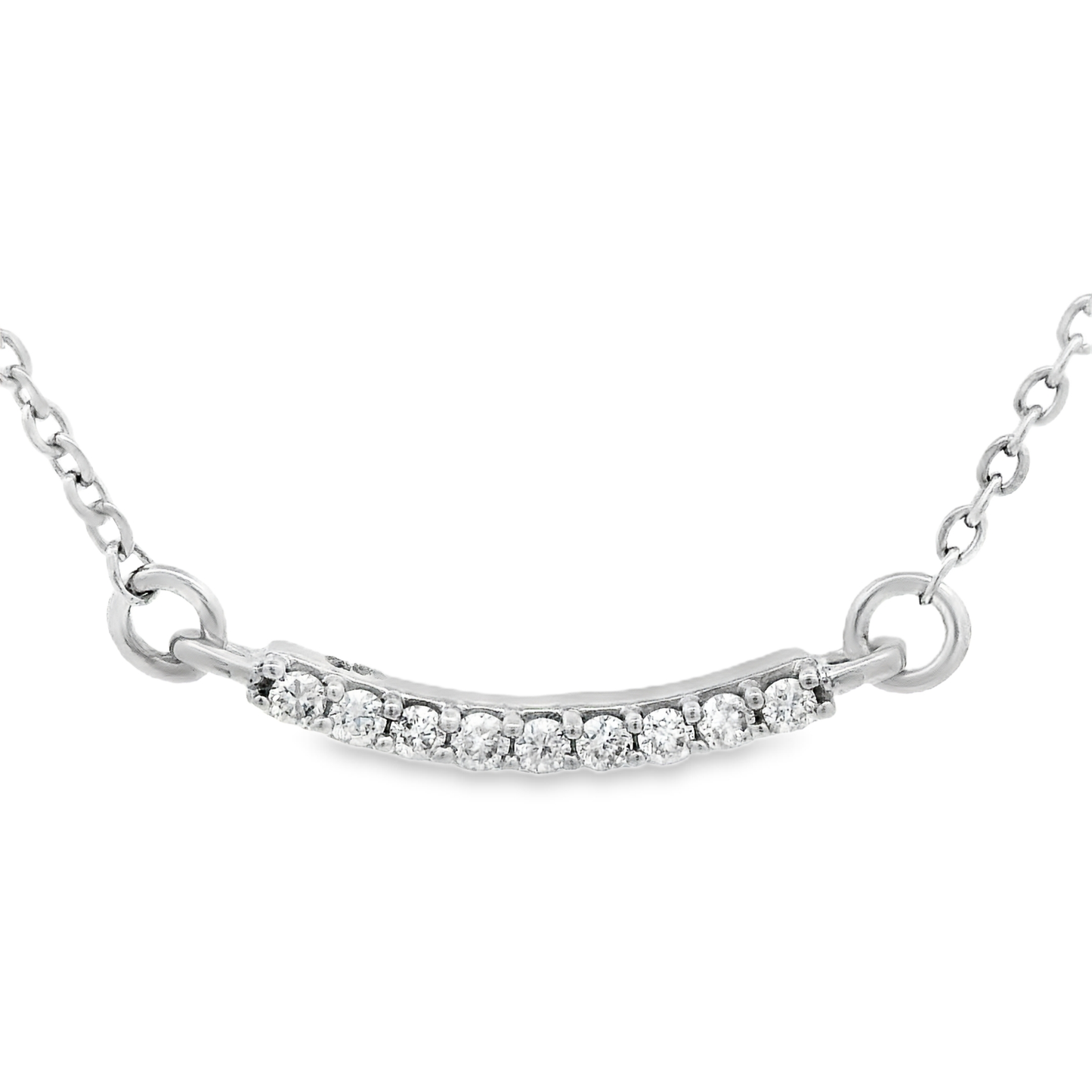 0.05ct Diamond Pendant in 14K White Gold