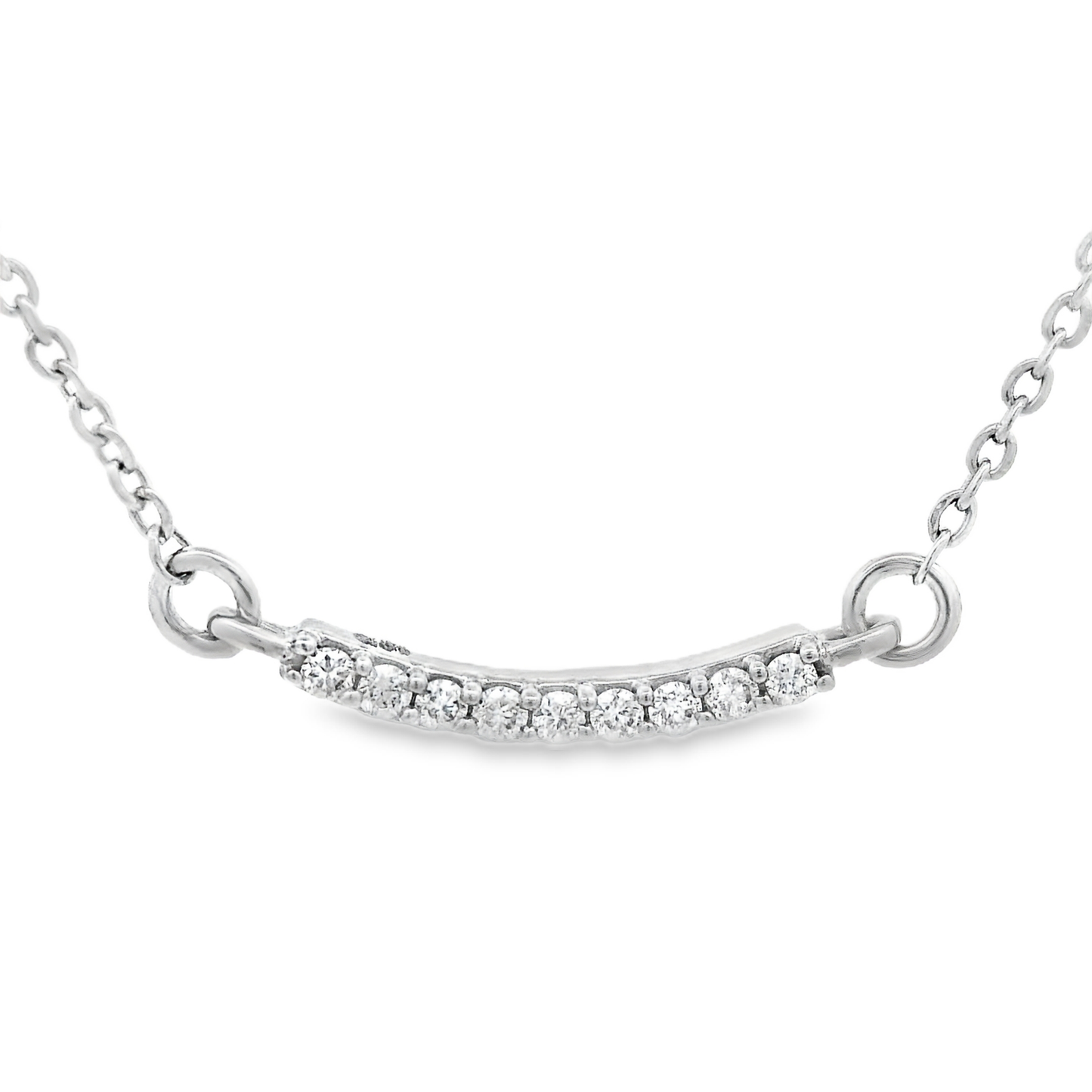 0.05ct Diamond Pendant in 14K White Gold