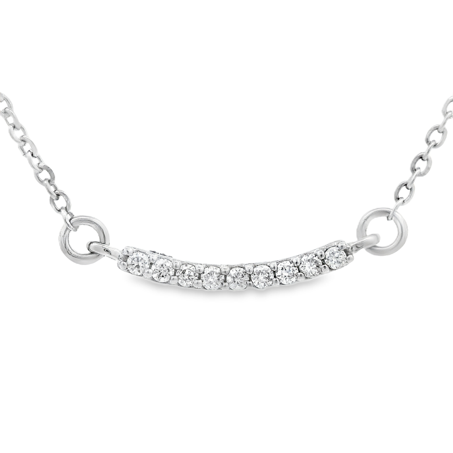 0.05ct Diamond Pendant in 14K White Gold