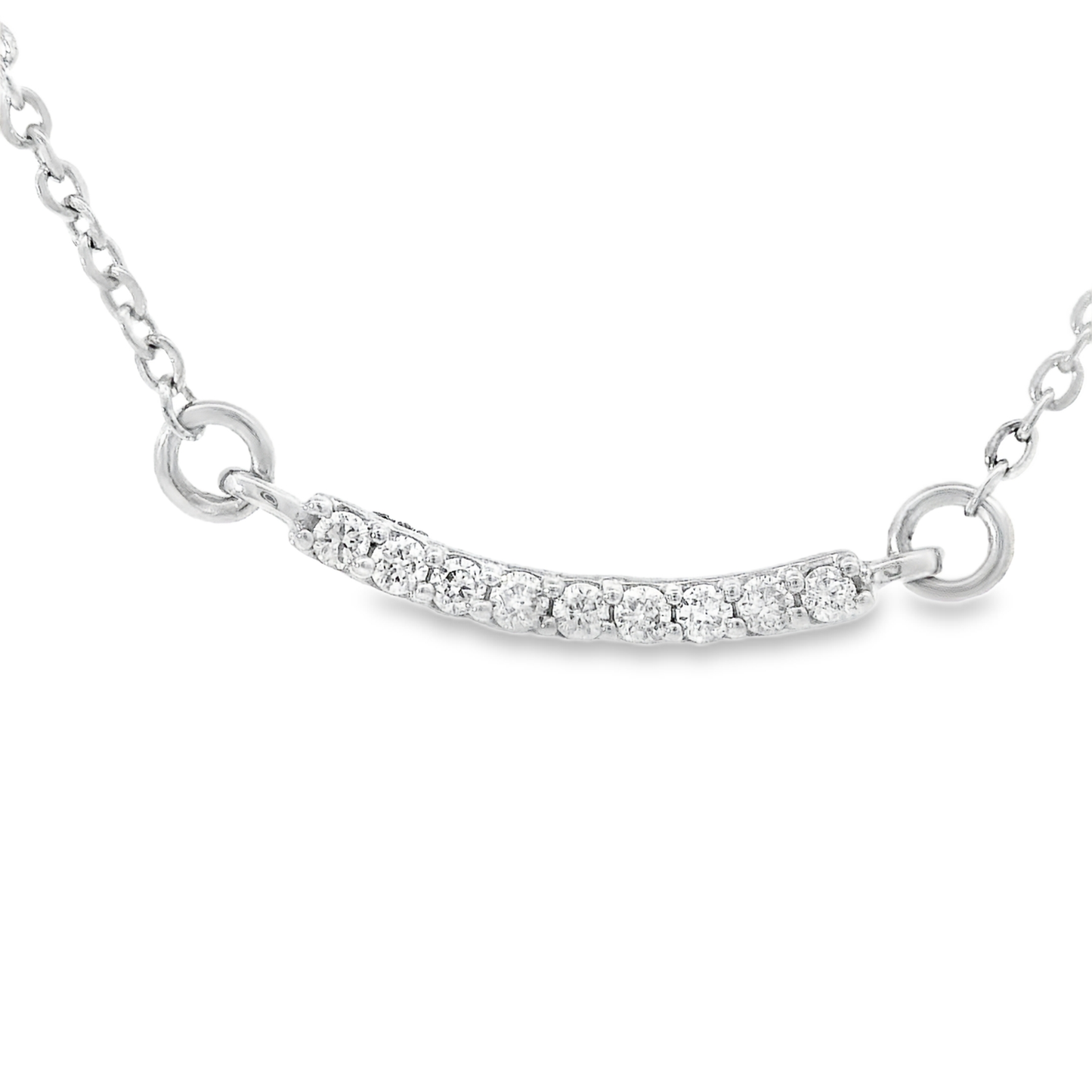 0.05ct Diamond Pendant in 14K White Gold