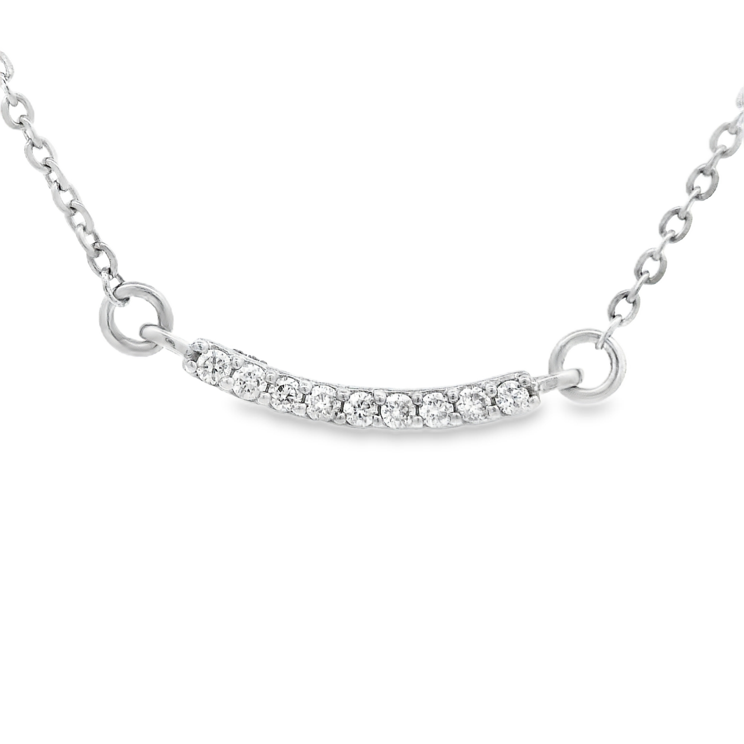 0.05ct Diamond Pendant in 14K White Gold