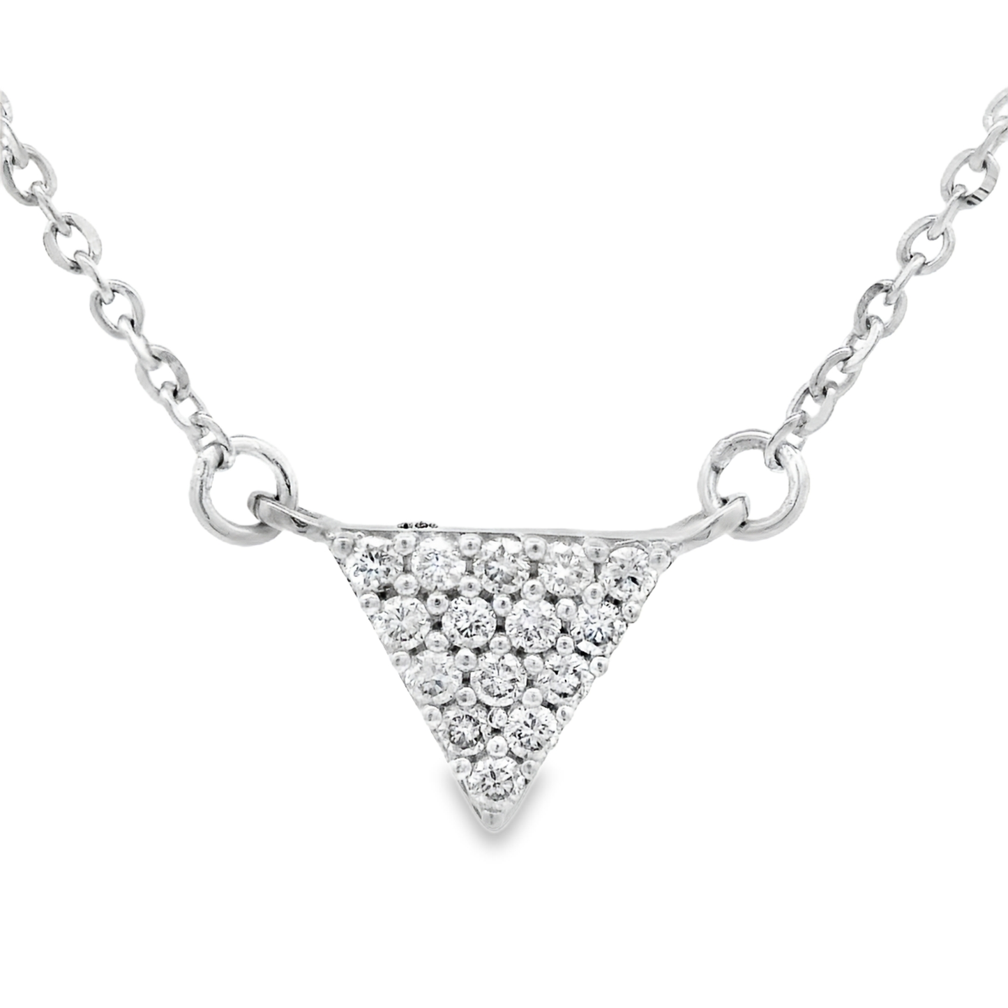 0.11ct Round-Cut Diamond Pendant in 14K Gold
