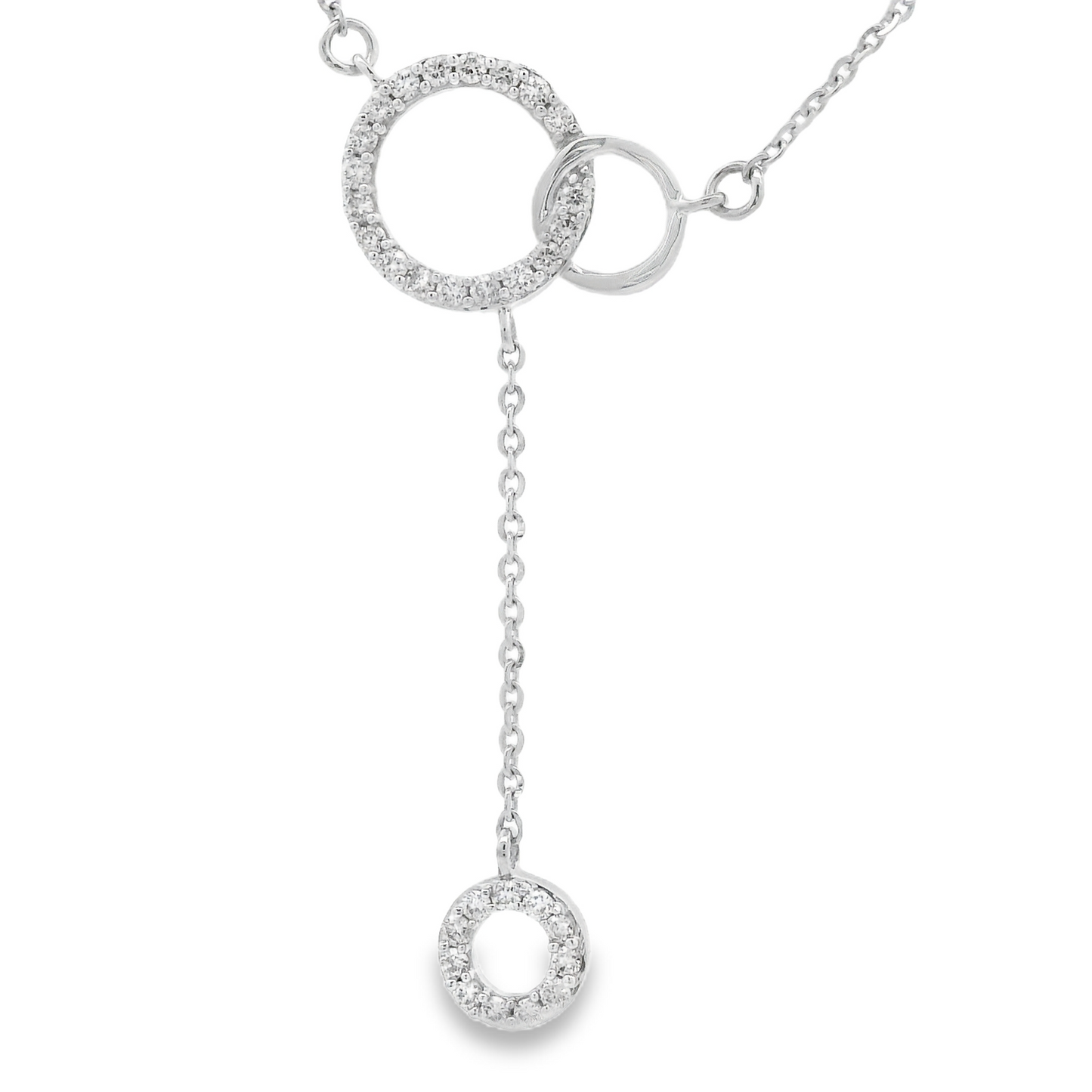 0.23ct Round-Cut Diamond Pendant in 14K White Gold