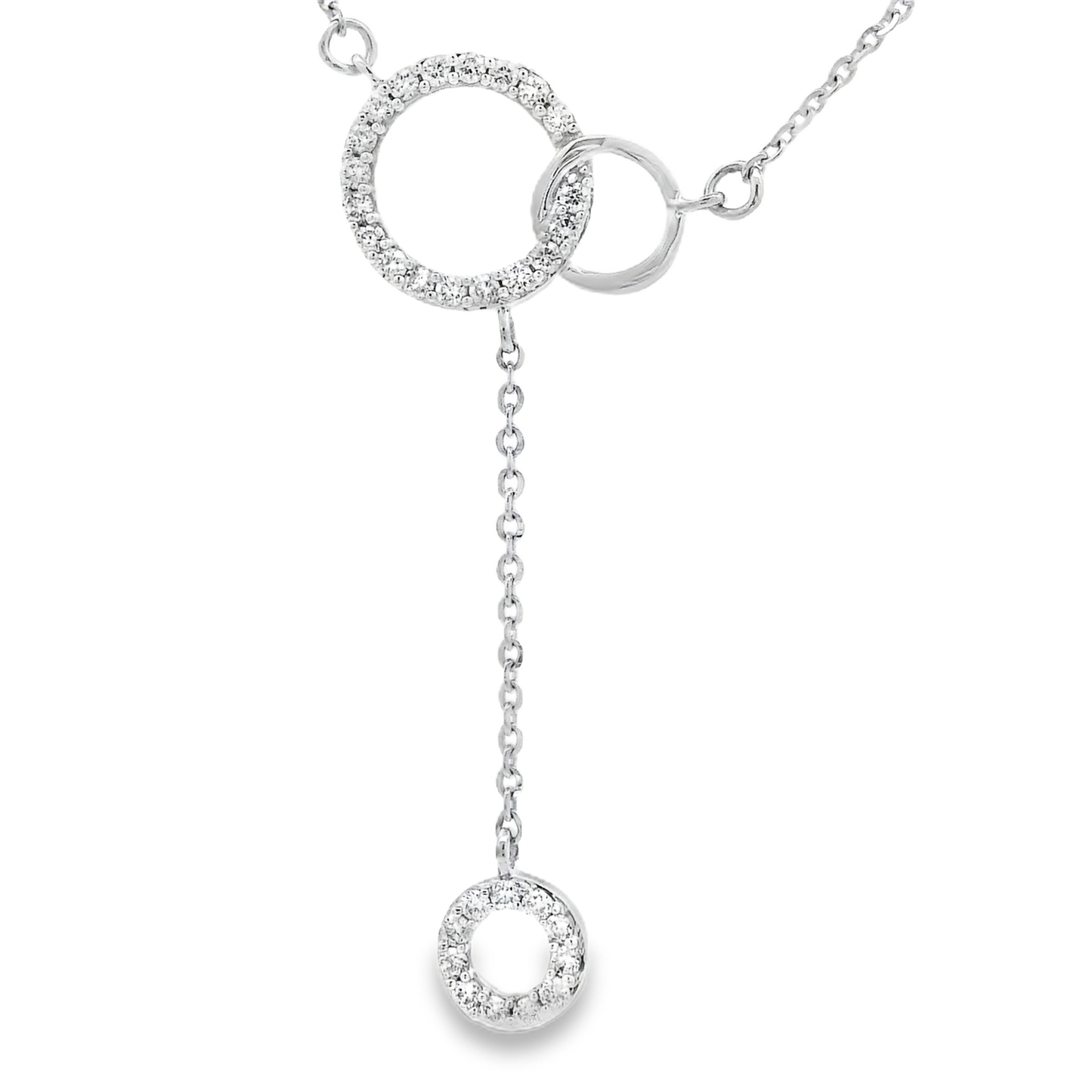 0.23ct Round-Cut Diamond Pendant in 14K White Gold