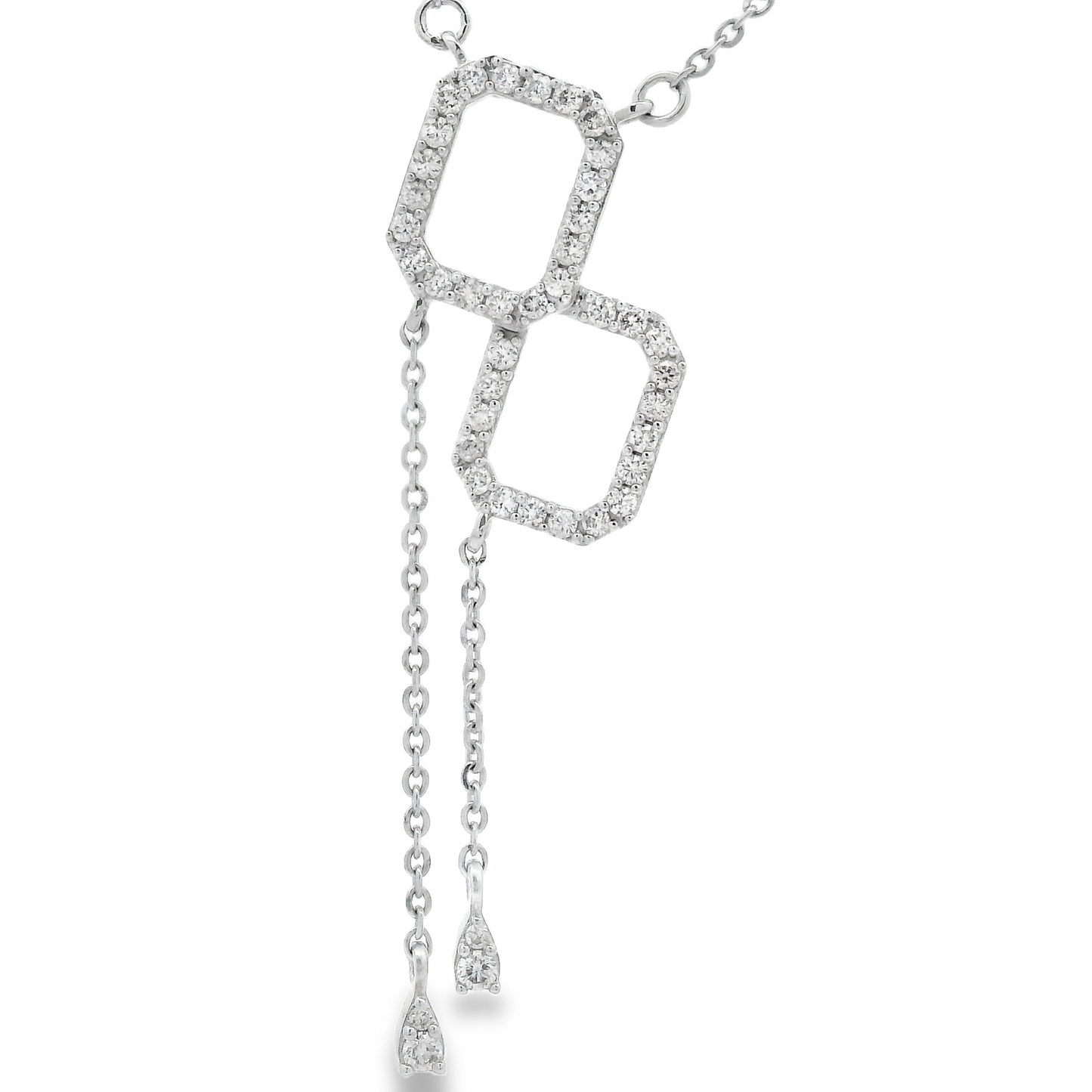 0.32ct Diamond Pendant in 14K White Gold