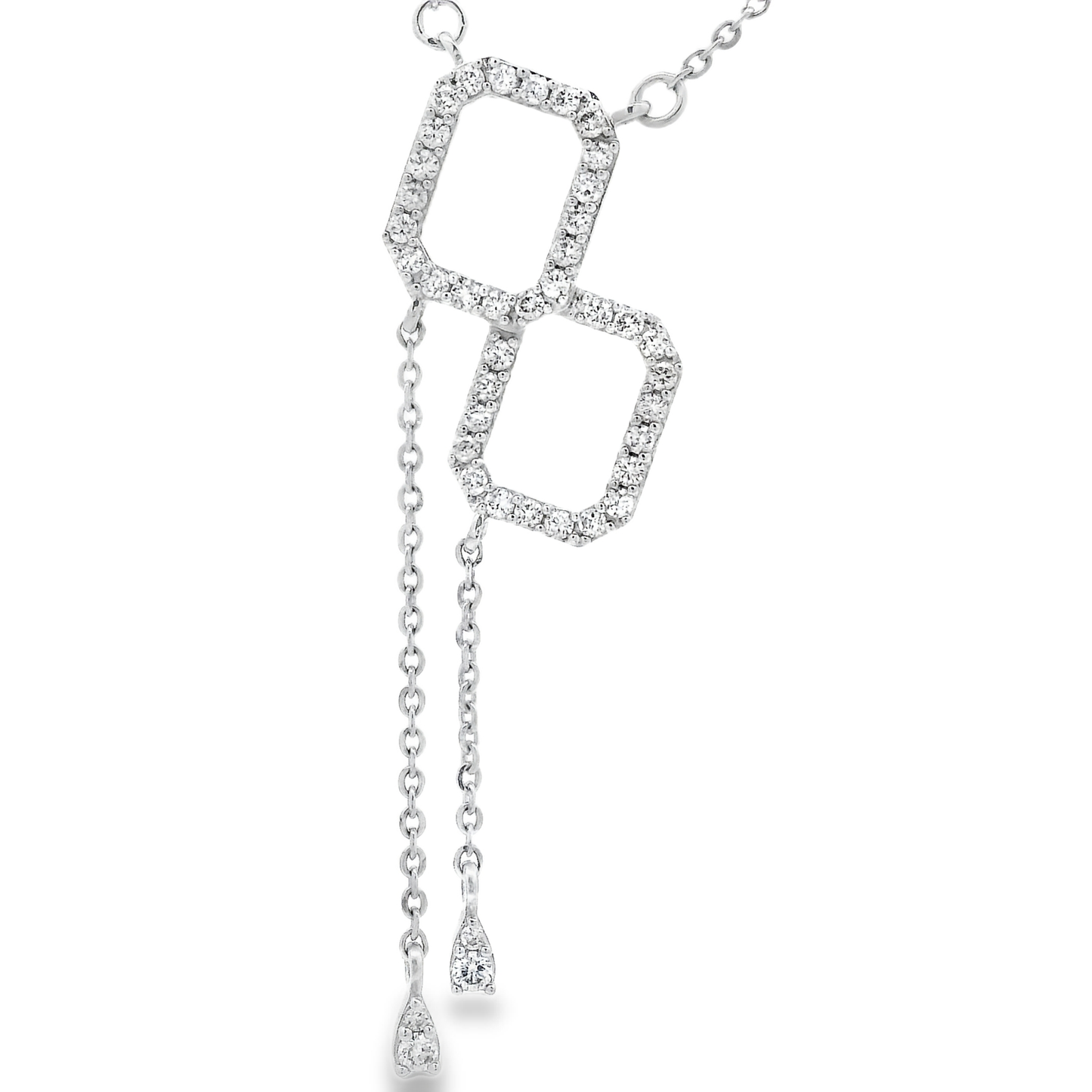 0.32ct Diamond Pendant in 14K White Gold