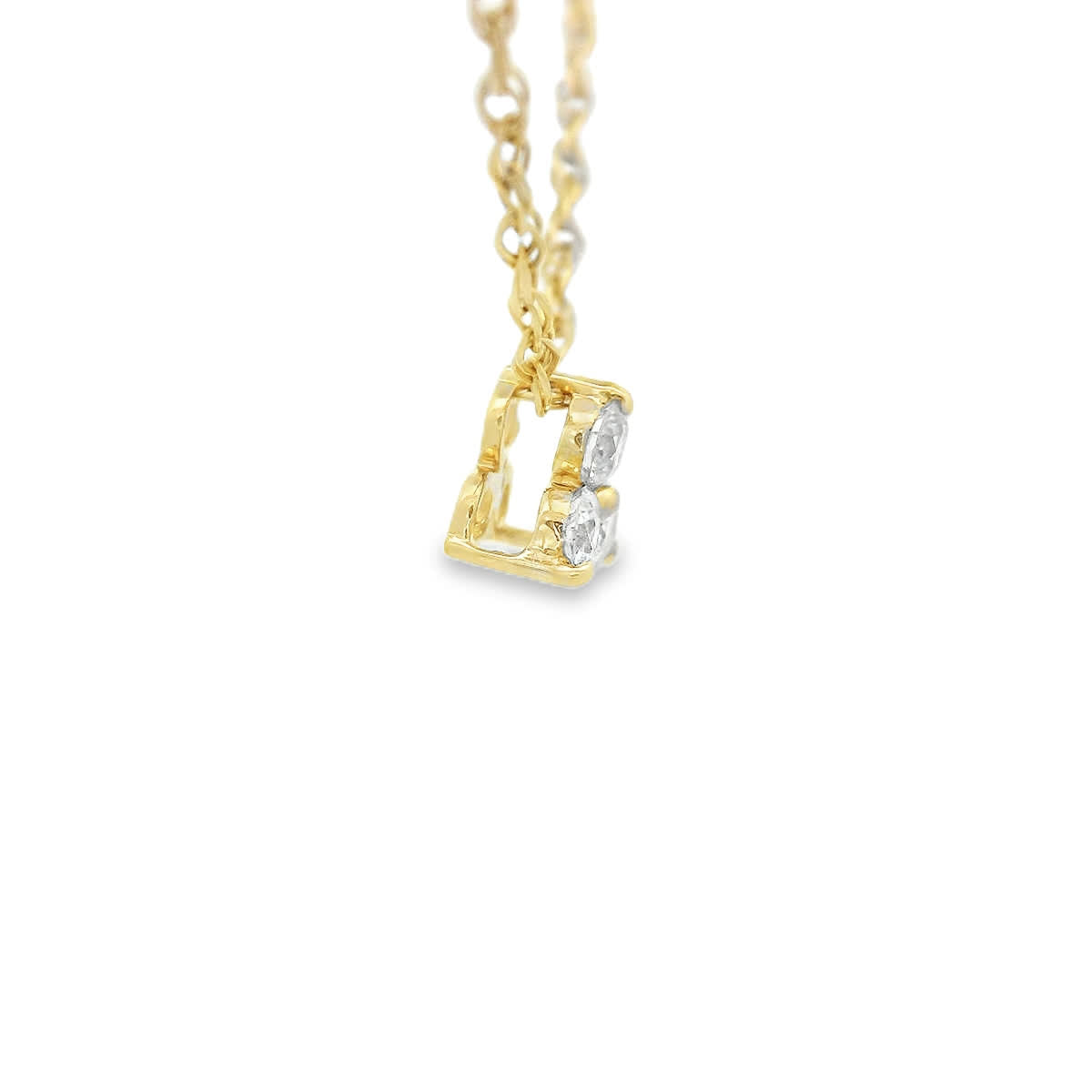 0.10 Carat Three Stones Round 14K Gold Diamond