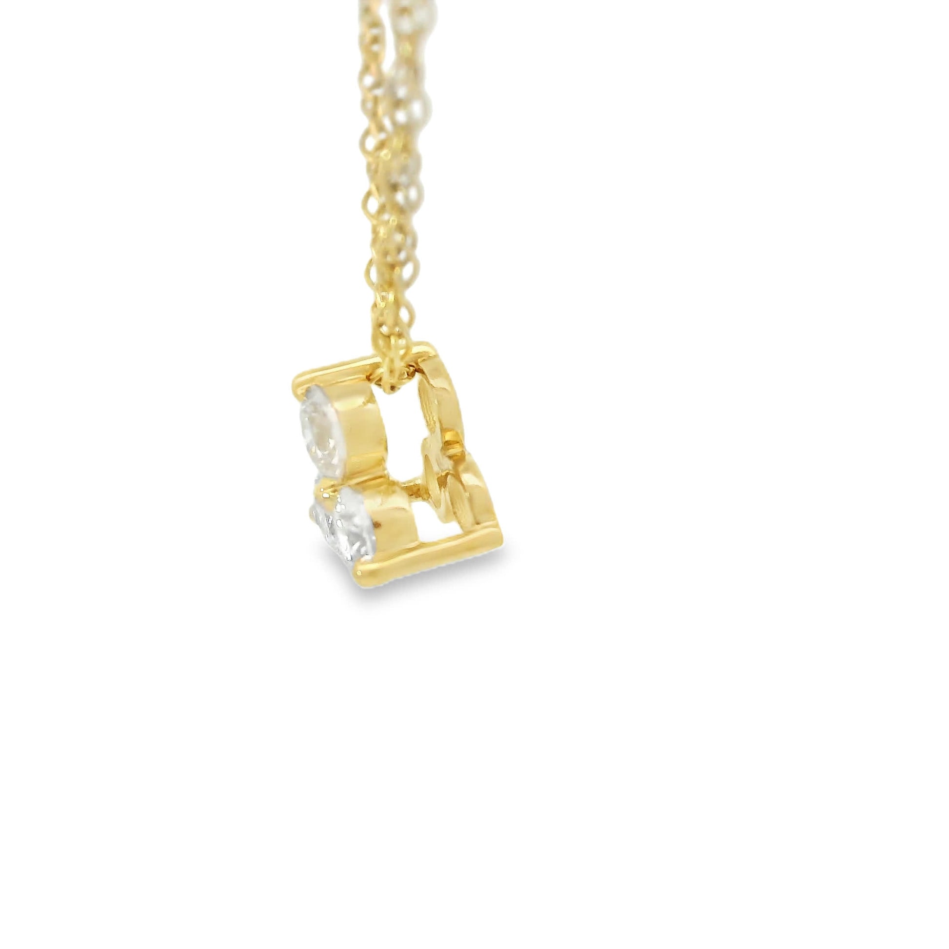 0.18 Carat Three Stones Round 14K Gold Diamond