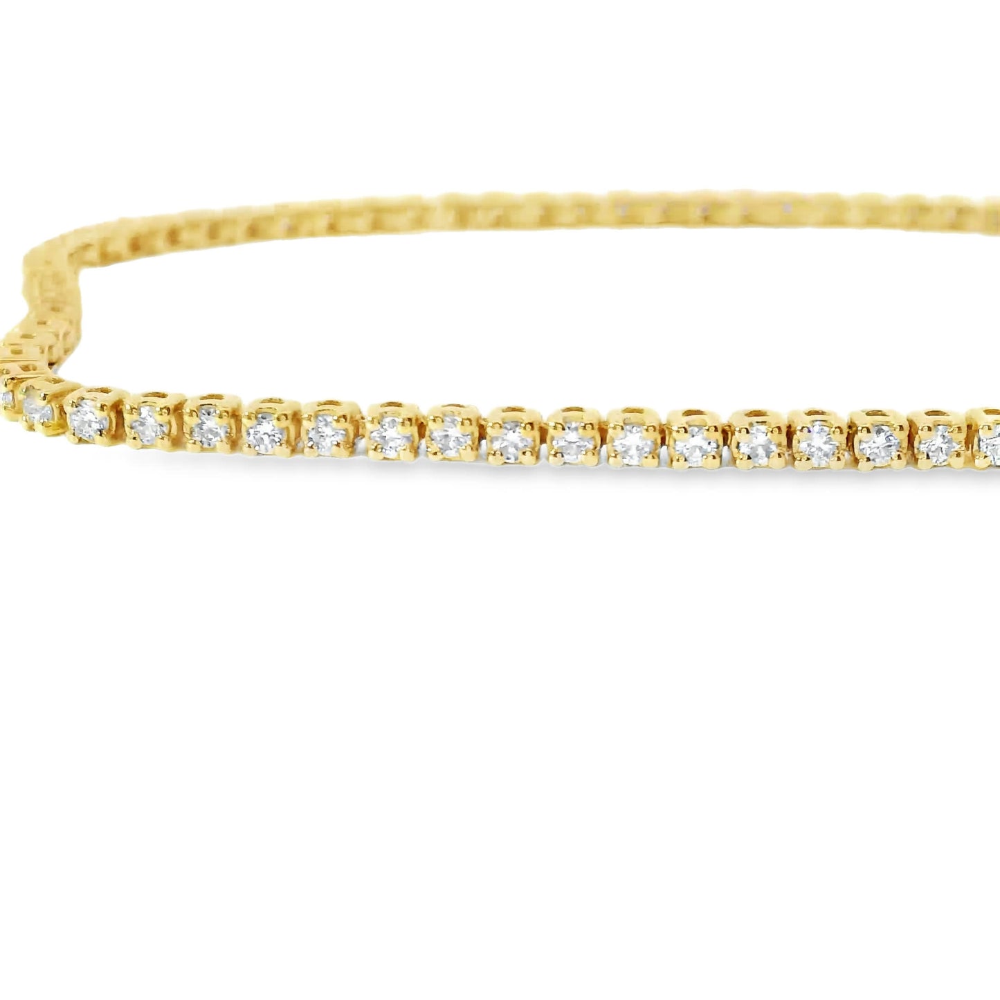 1.00ct 14K Gold Diamond Tennis Bracelet