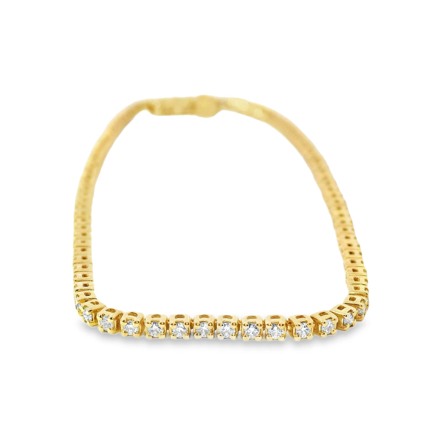 1.00ct 14K Gold Diamond Tennis Bracelet