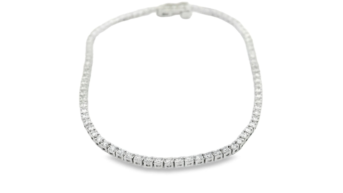 1.00ct 14K Gold Diamond Tennis Bracelet