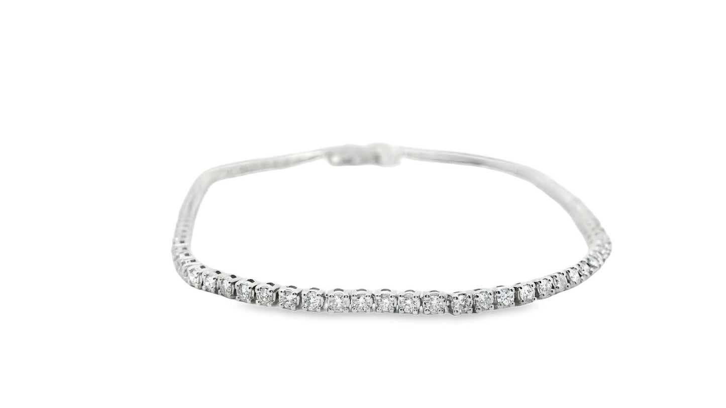 1.00ct 14K Gold Diamond Tennis Bracelet