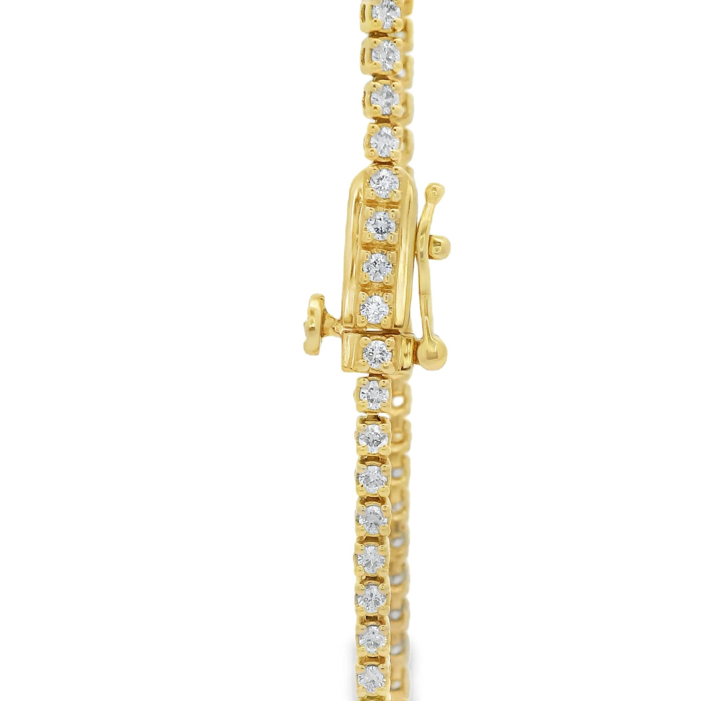 1.00ct 14K Gold Diamond Tennis Bracelet