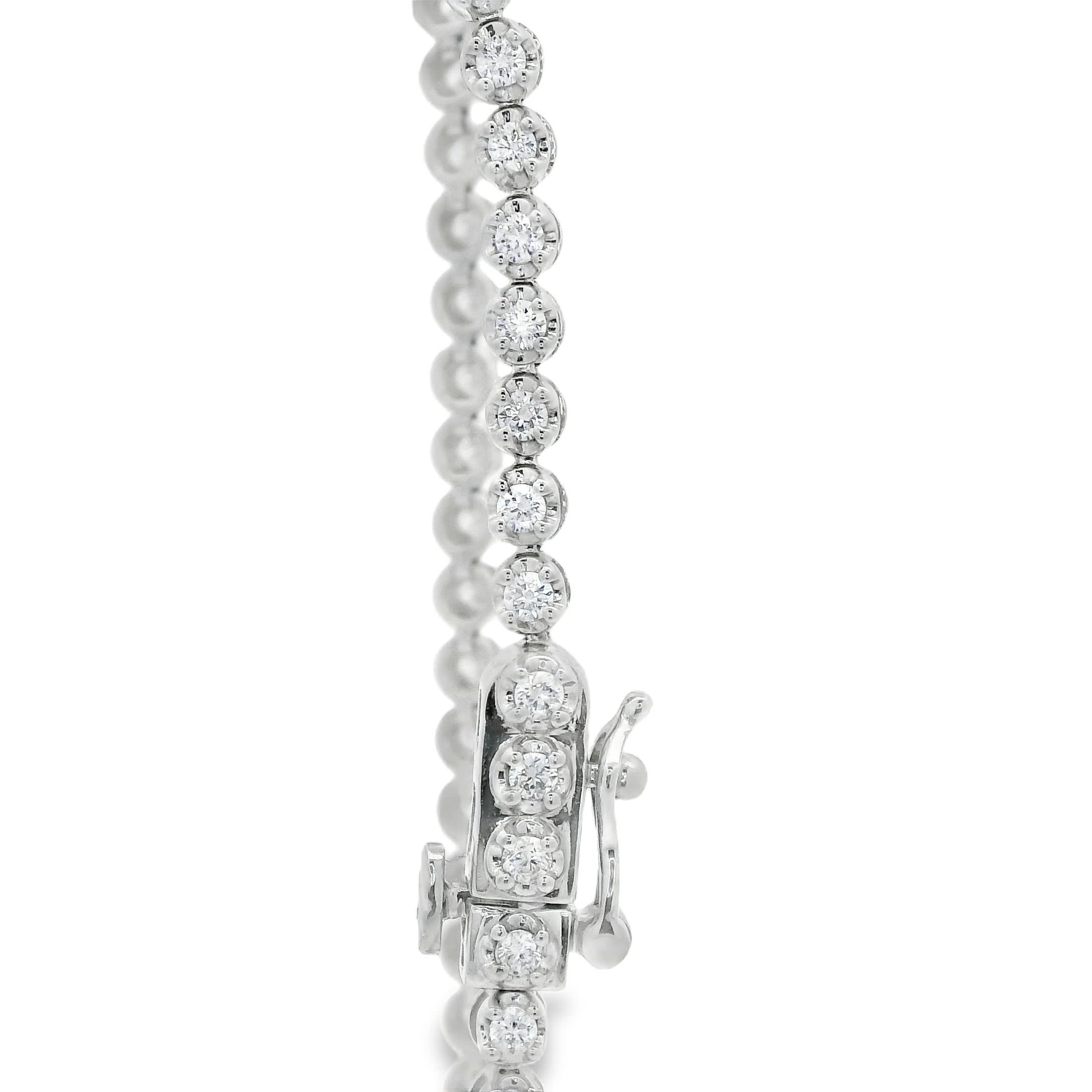 Tennis Bracelet In 14K Gold Diamond (1.00 Carat)