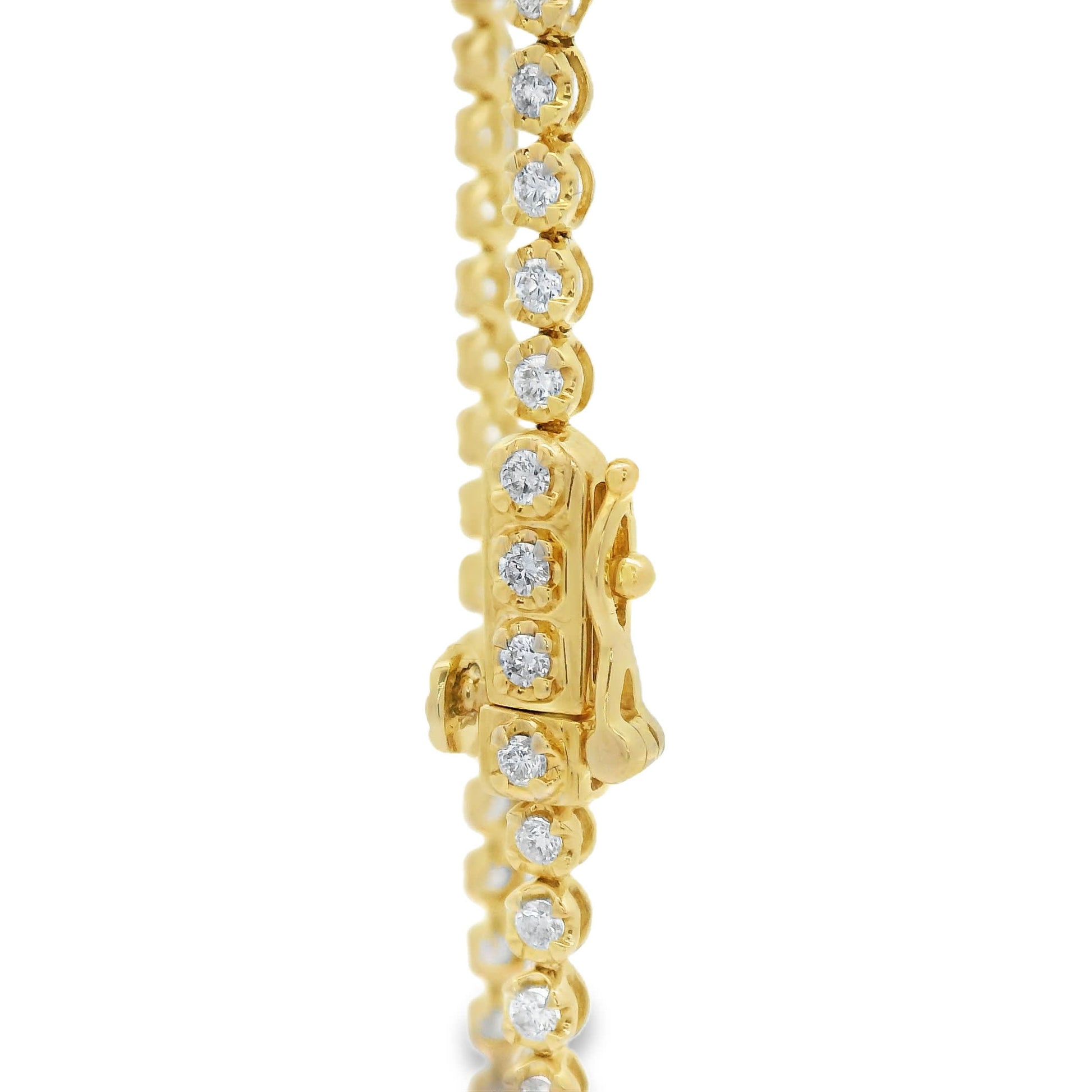Tennis Bracelet In 14K Gold Diamond (1.00 Carat)