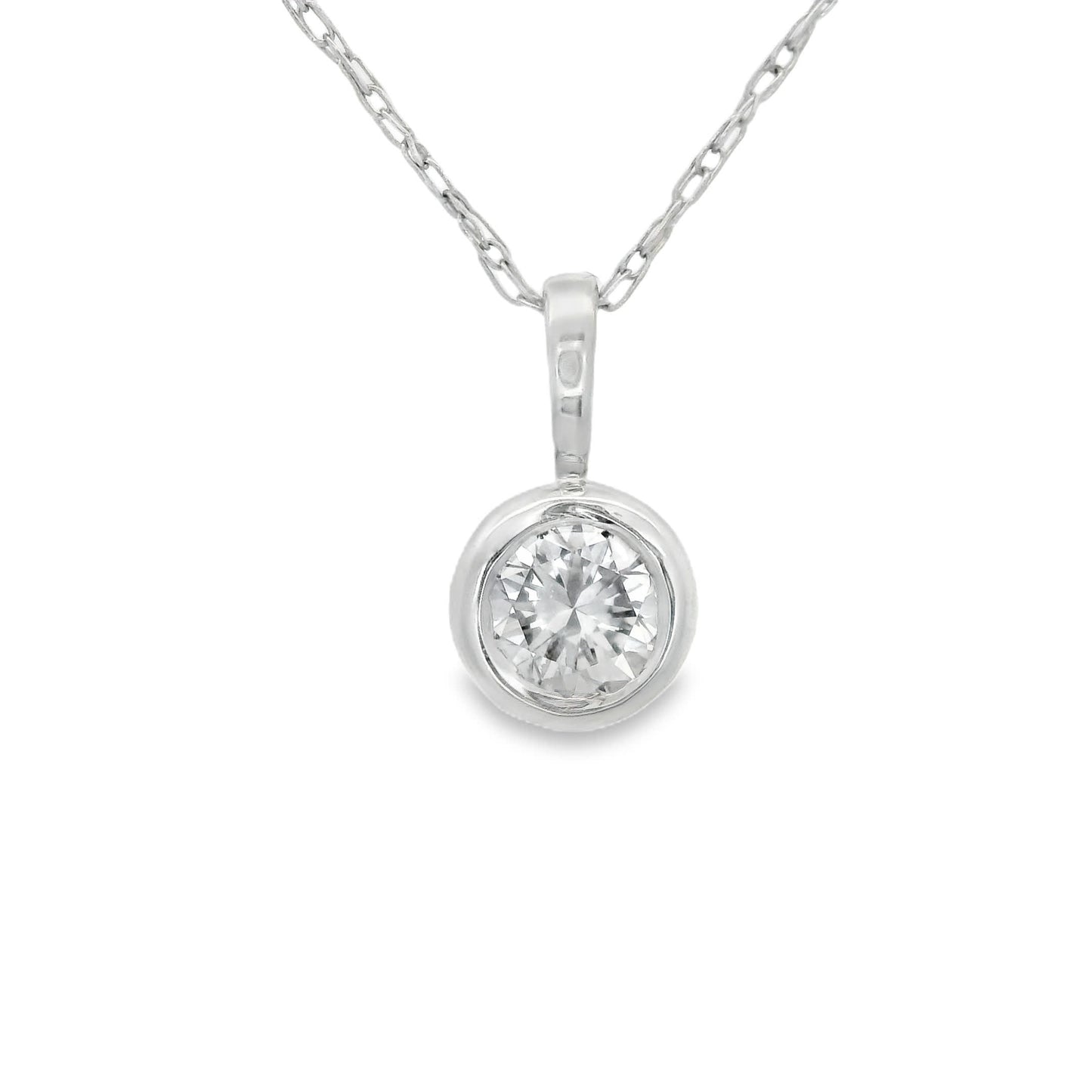 1/4Ct 14K Elegant Gold Pendant