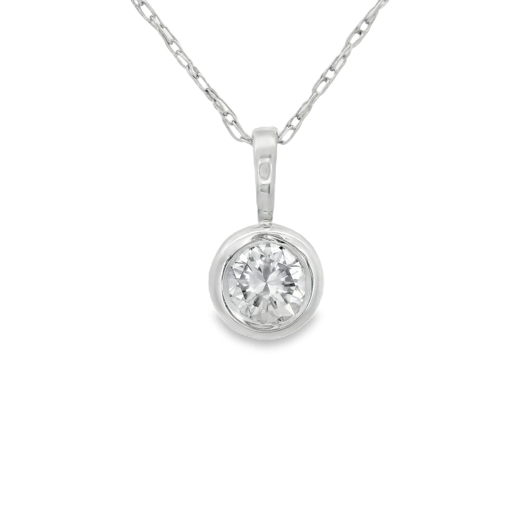 1/4Ct 14K Elegant Gold Pendant