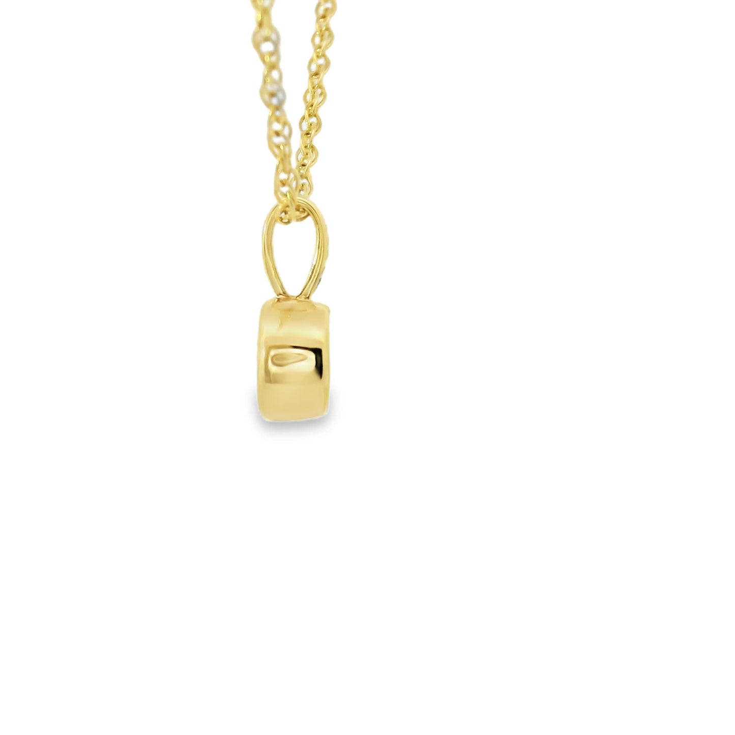1/4Ct 14K Elegant Gold Pendant