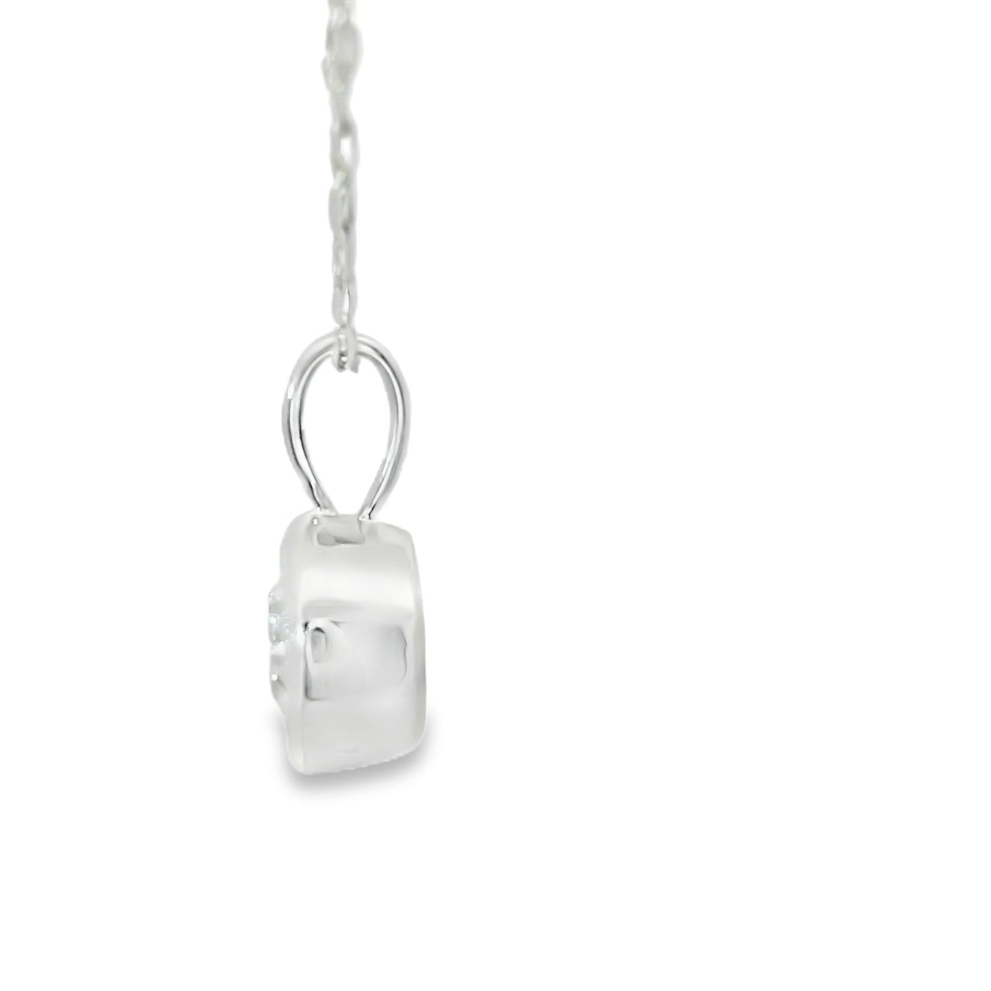 1/4Ct 14K Elegant Gold Pendant