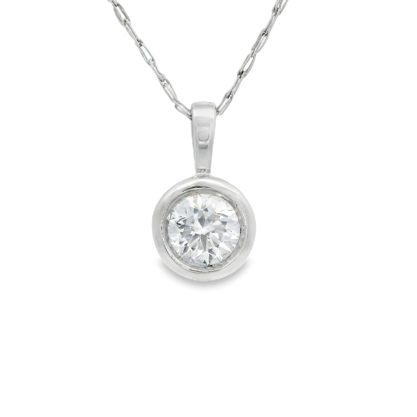 1/4Ct 14K Elegant Gold Pendant