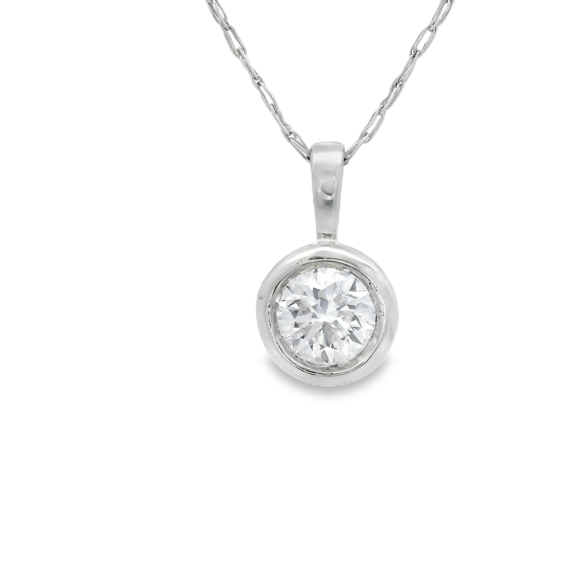 1/4Ct 14K Elegant Gold Pendant