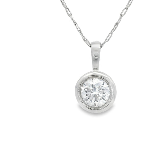 1/4Ct 14K Elegant Gold Pendant