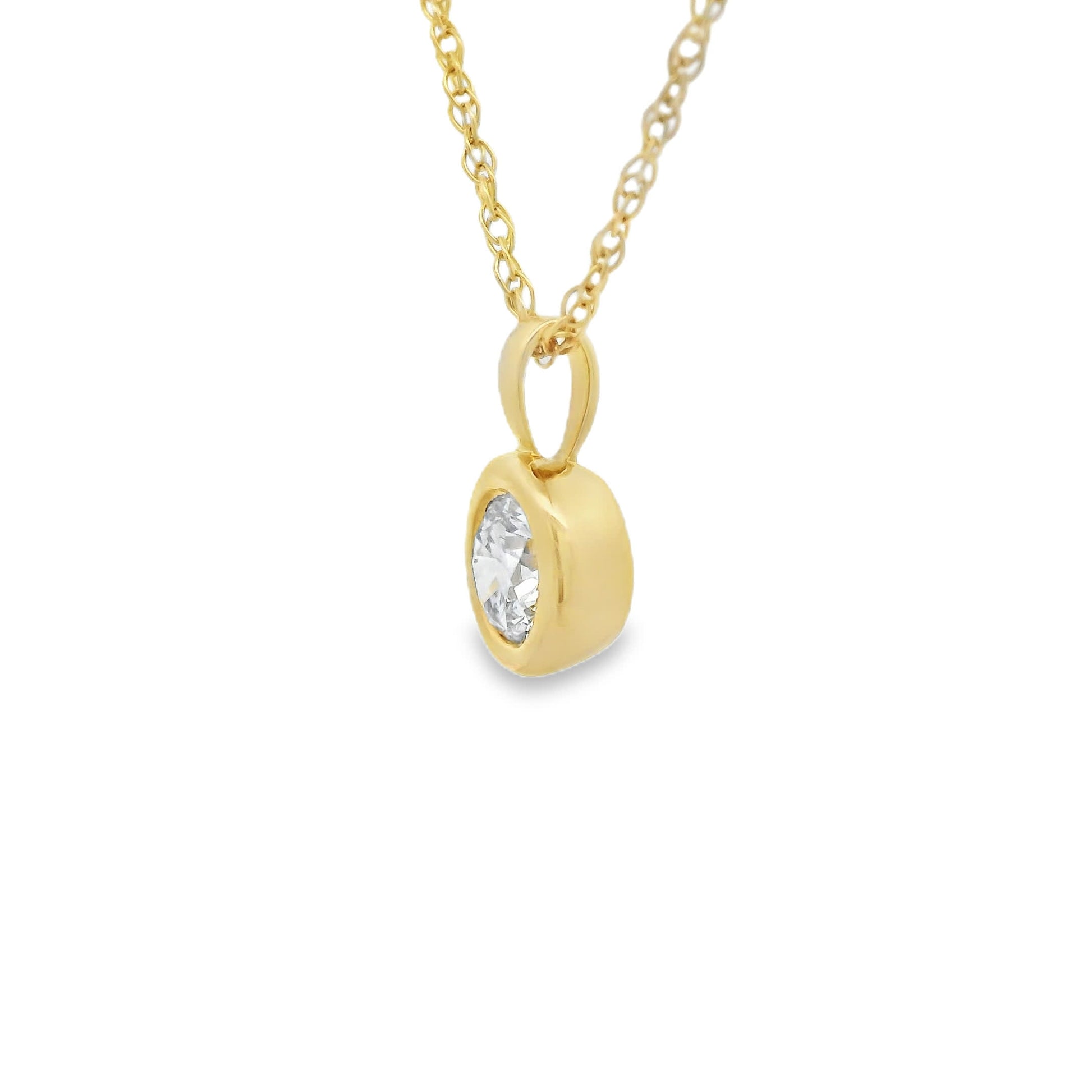 0.33 Carat 14K Gold Round