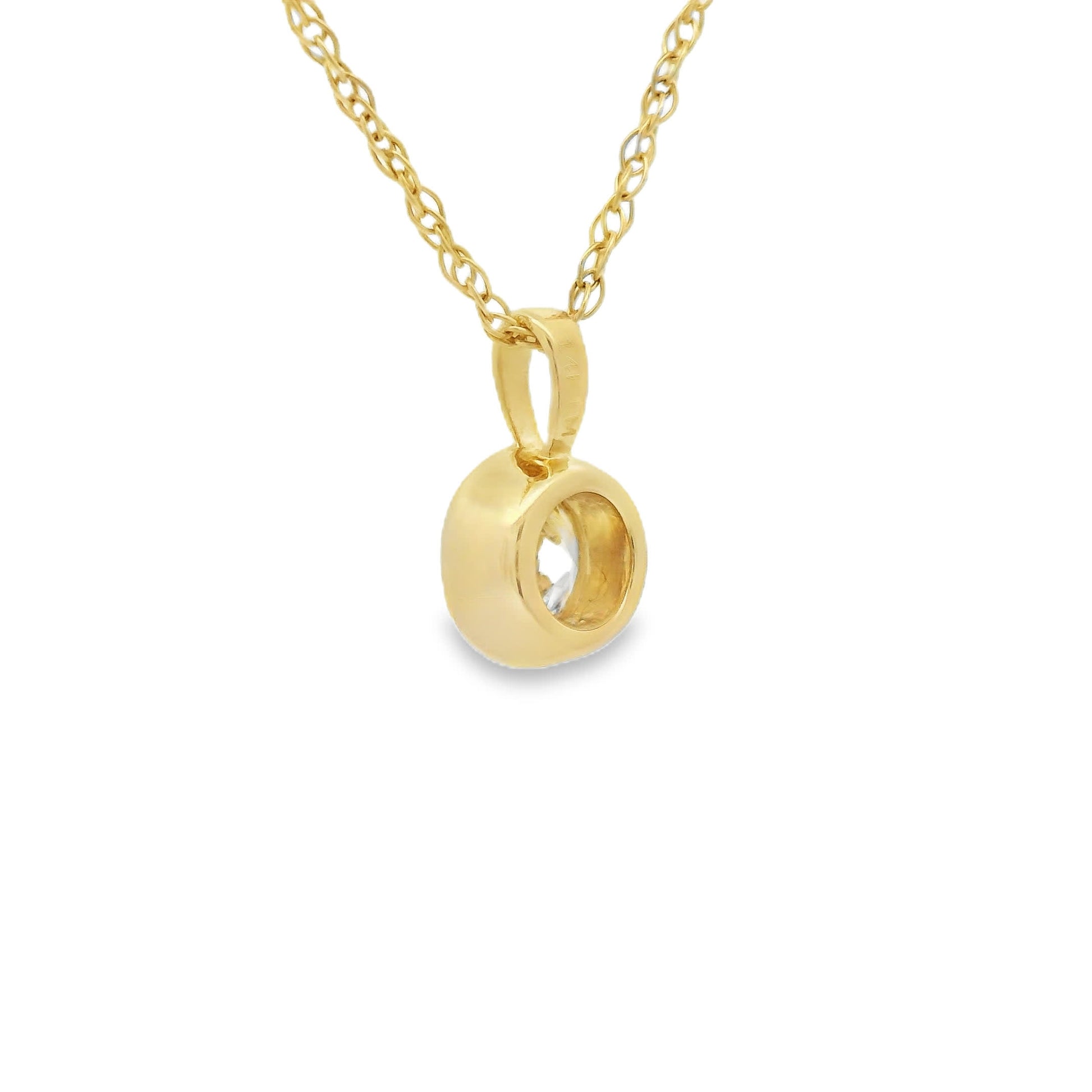 0.33 Carat 14K Gold Round