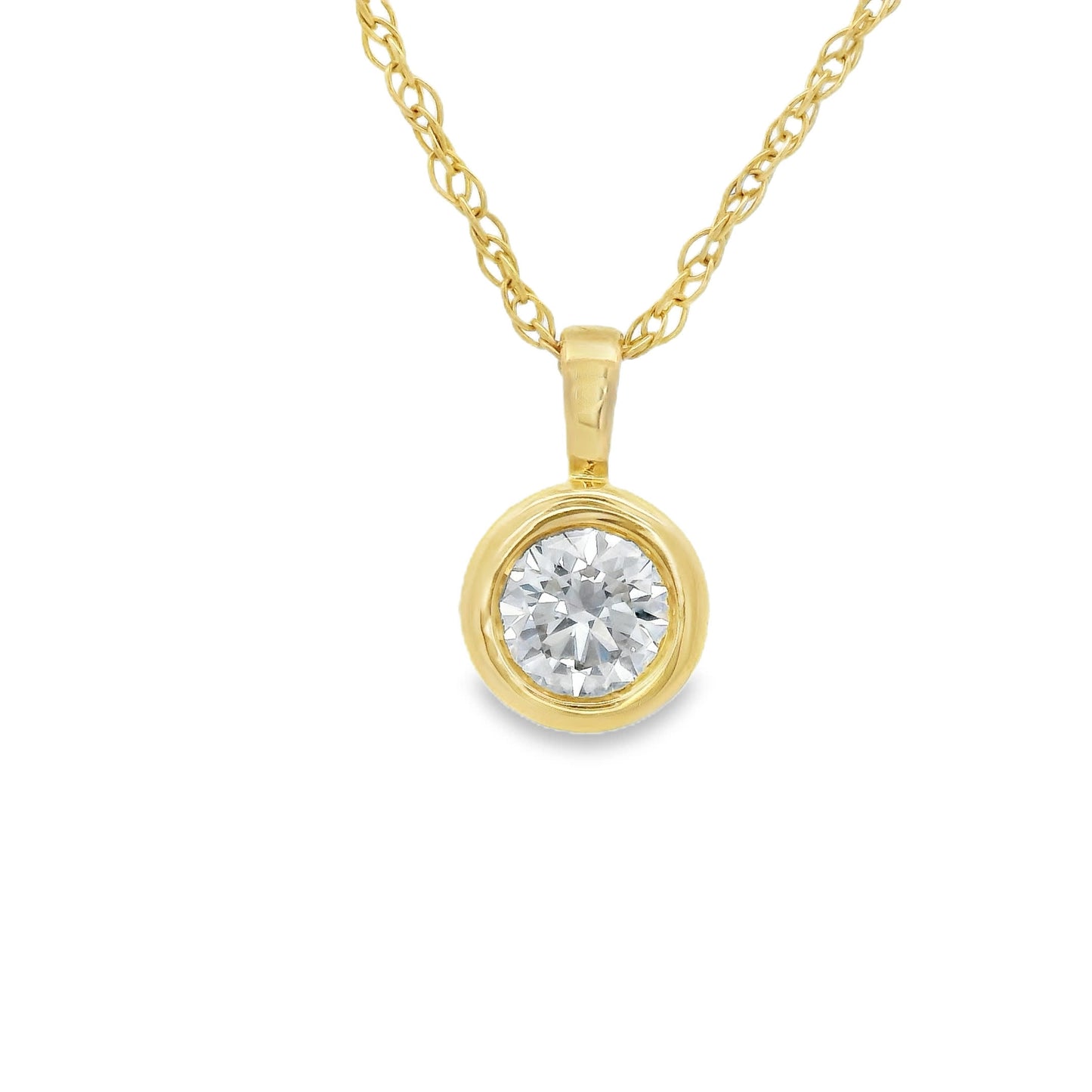 0.33 Carat 14K Gold Round