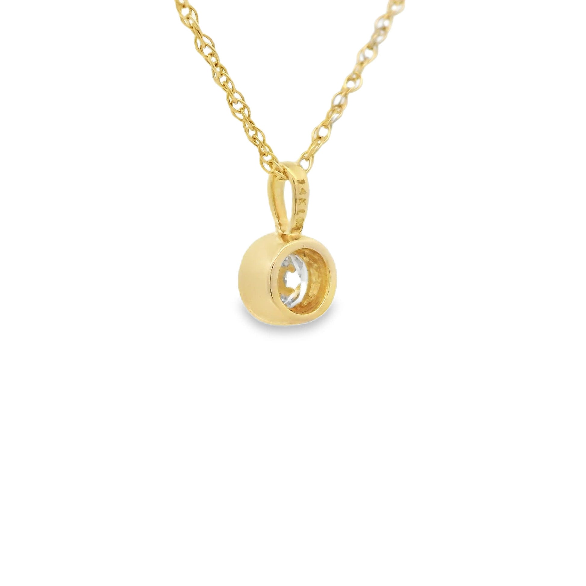 0.33 Carat 14K Gold Round