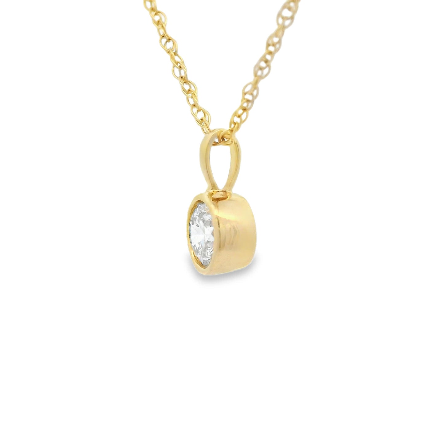 0.33 Carat 14K Gold Round