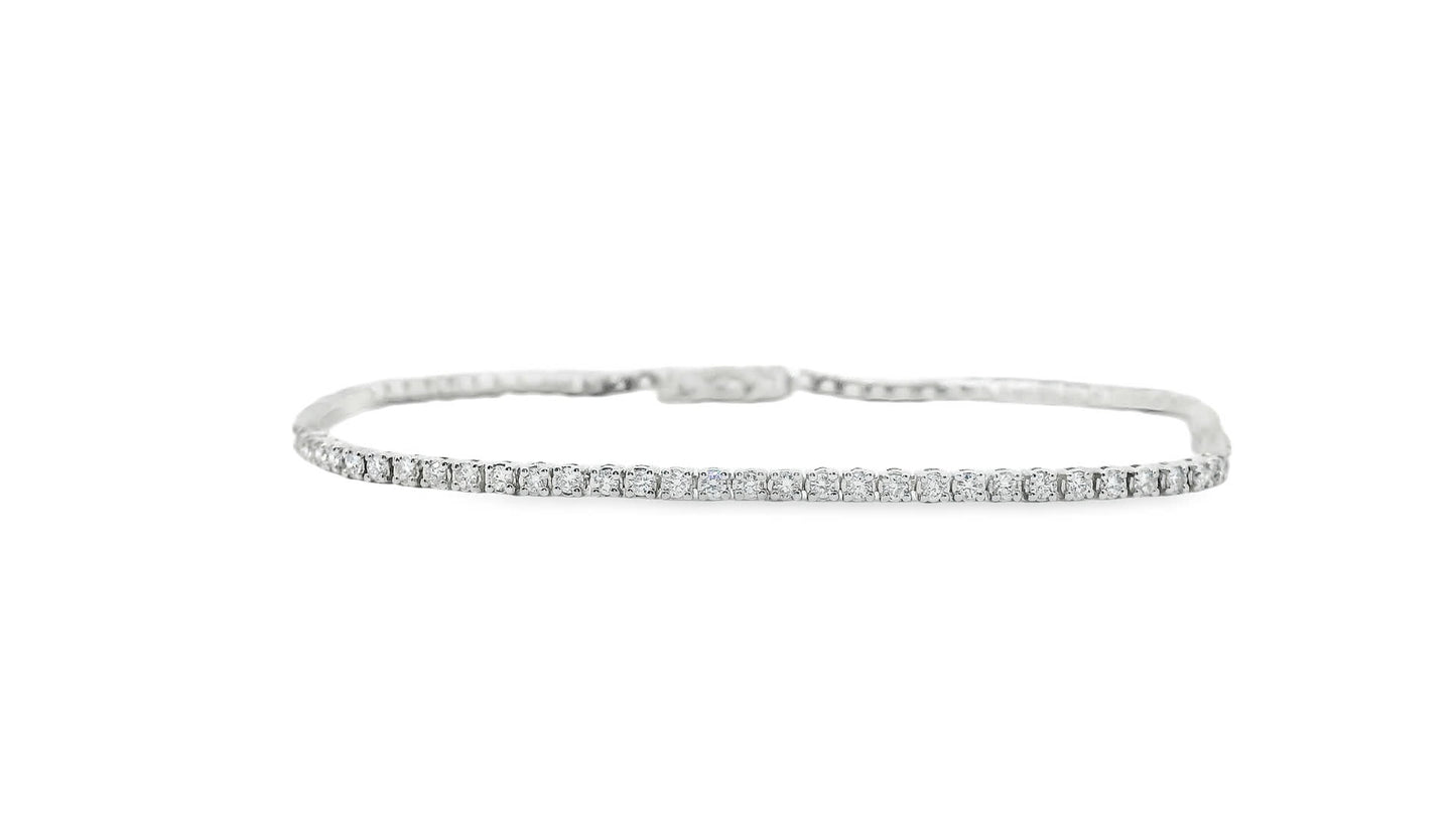 1.00ct 14K Gold Diamond Tennis Bracelet