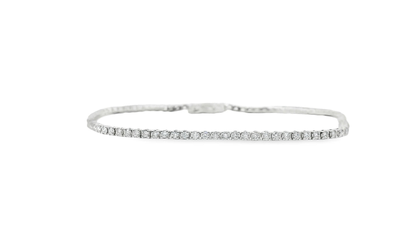 1.00ct 14K Gold Diamond Tennis Bracelet