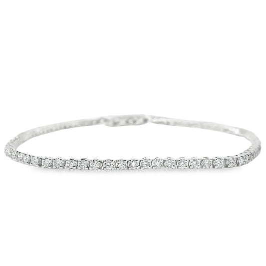 1.00ct 14K Gold Diamond Tennis Bracelet