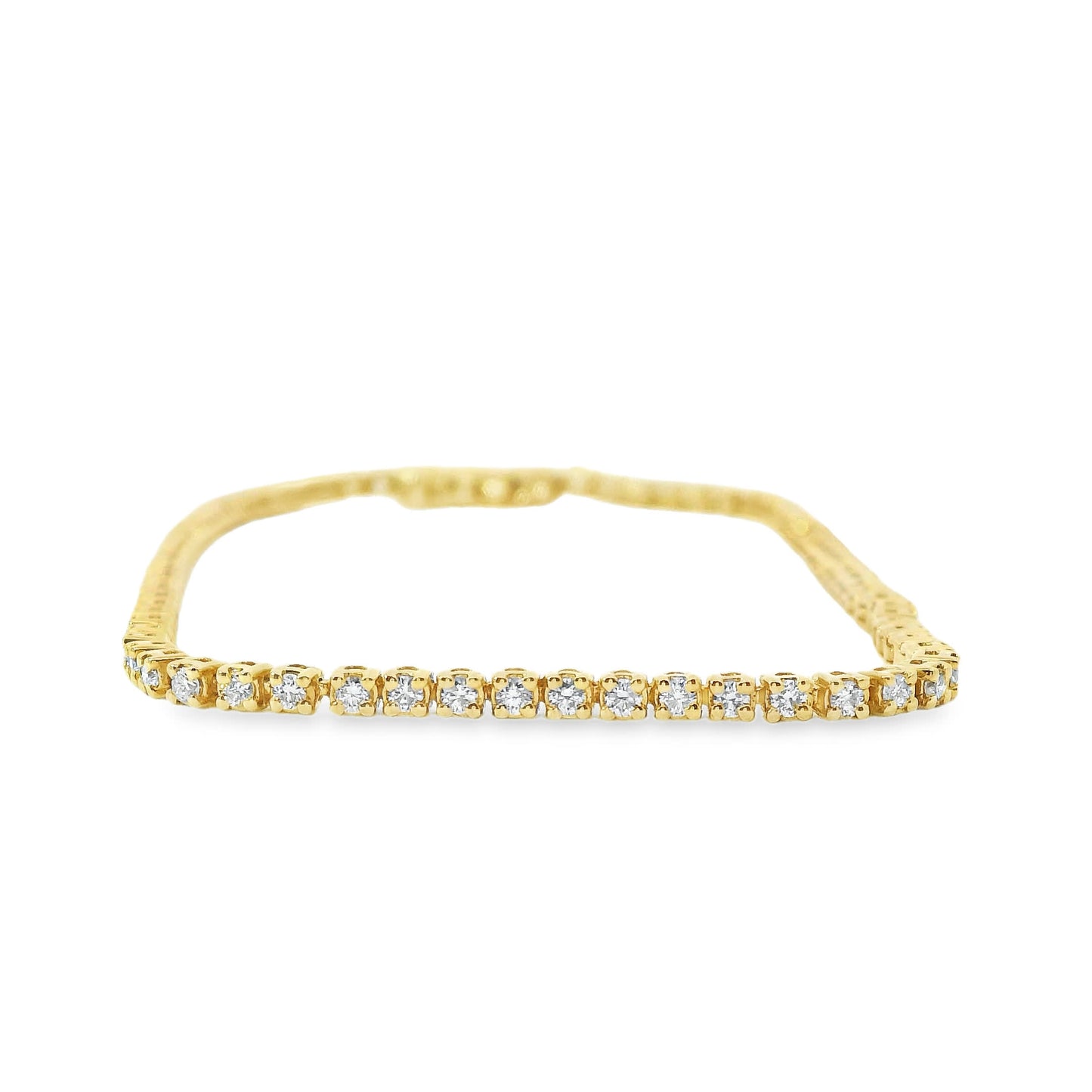 1.00ct 14K Gold Diamond Tennis Bracelet