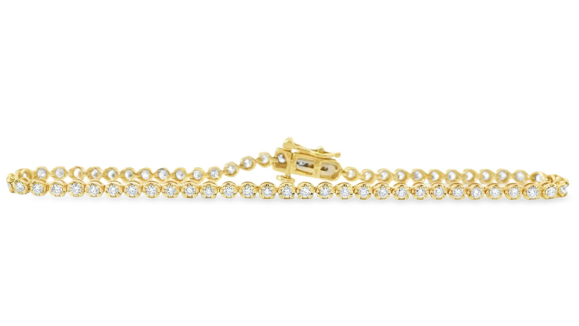 Tennis Bracelet In 14K Gold Diamond (1.00 Carat)