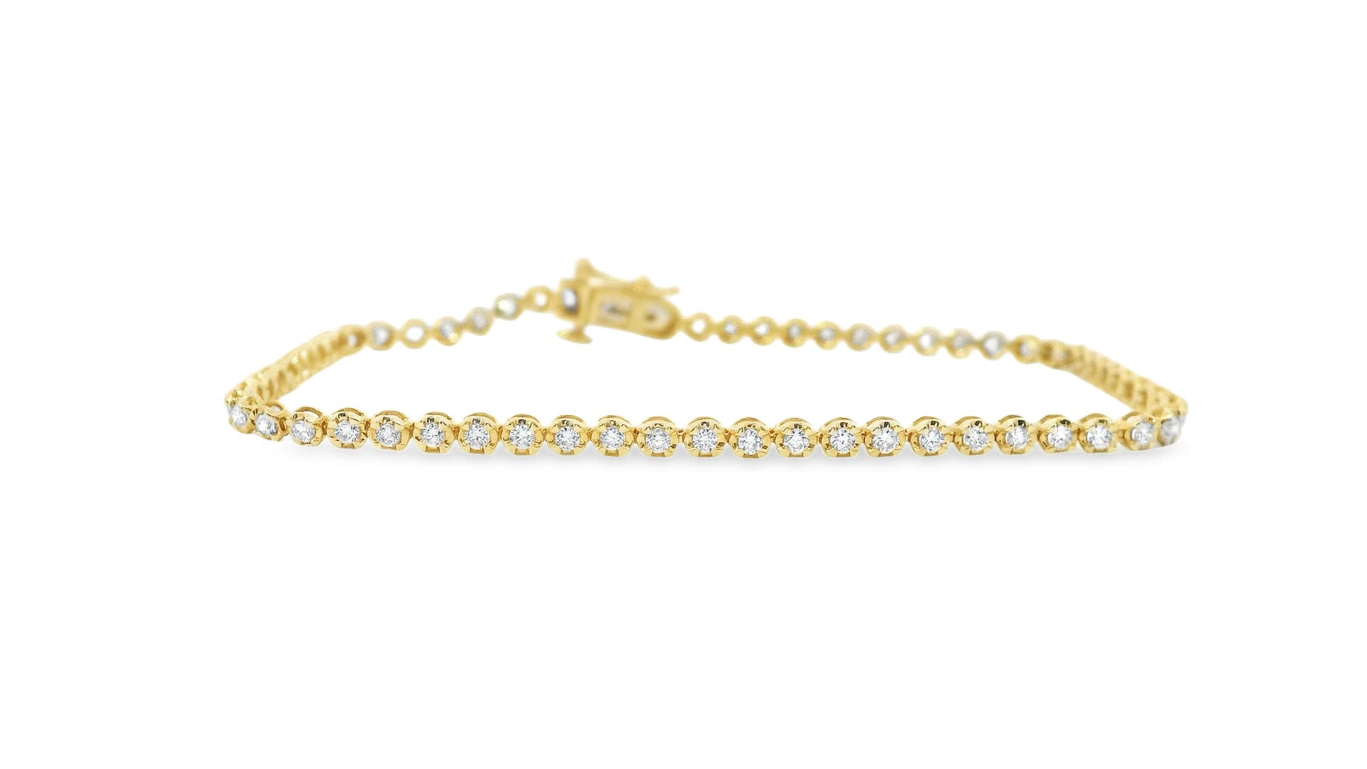 Tennis Bracelet In 14K Gold Diamond (1.00 Carat)
