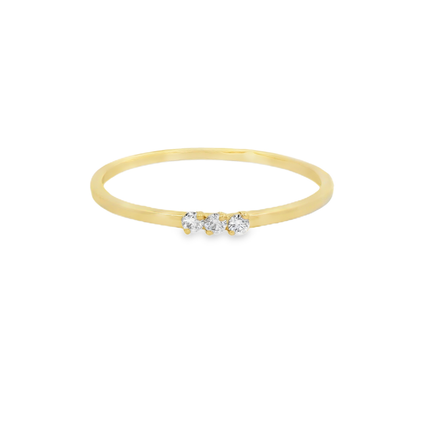 0.05ct Lab-Grown Diamond Ring in 14K Gold