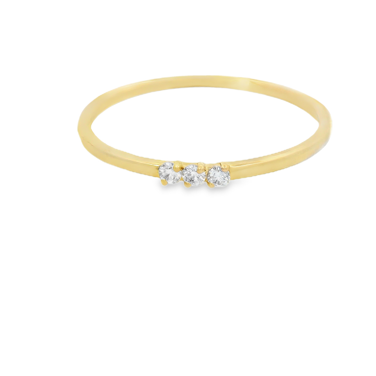 0.05ct Lab-Grown Diamond Ring in 14K Gold