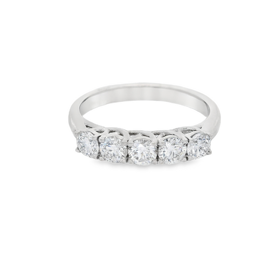 0.75ct Lab-Grown Diamond Anniversary Band in 14K Gold