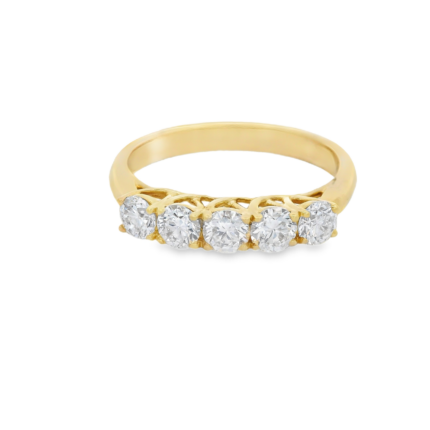 0.75ct Lab-Grown Diamond Anniversary Band in 14K Gold